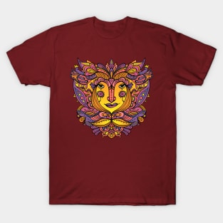 Flower fairy / Purple, orange, yellow pallete T-Shirt